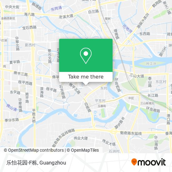 乐怡花园-F栋 map