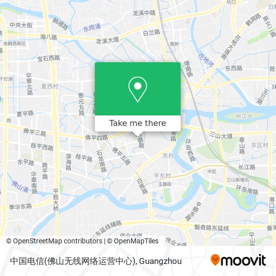 中国电信(佛山无线网络运营中心) map