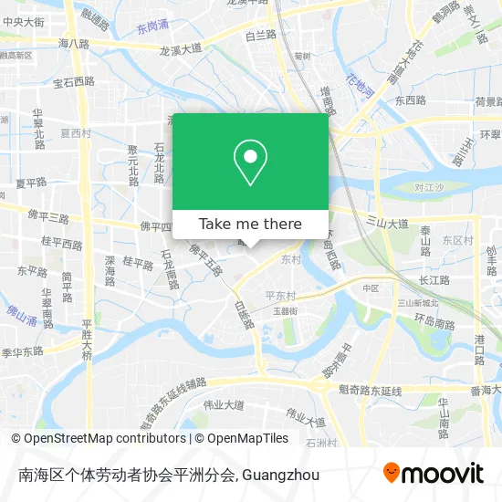 南海区个体劳动者协会平洲分会 map
