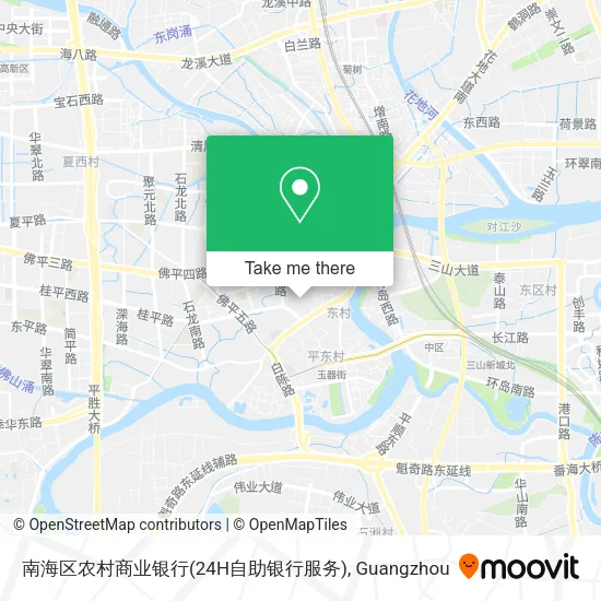 南海区农村商业银行(24H自助银行服务) map