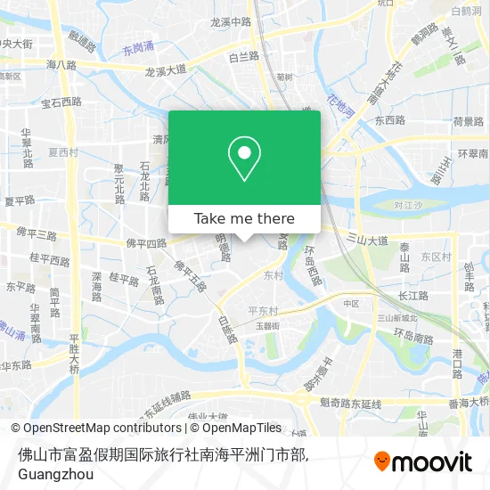 佛山市富盈假期国际旅行社南海平洲门市部 map