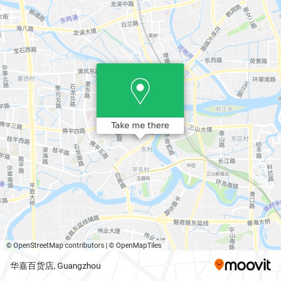 华嘉百货店 map