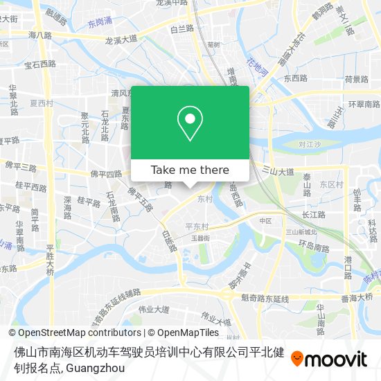 佛山市南海区机动车驾驶员培训中心有限公司平北健钊报名点 map