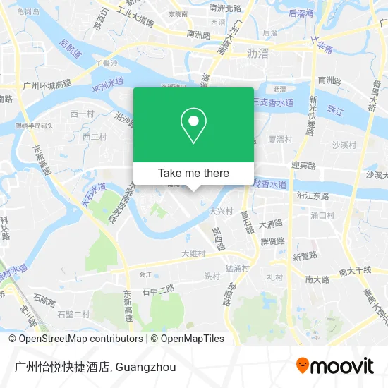 广州怡悦快捷酒店 map