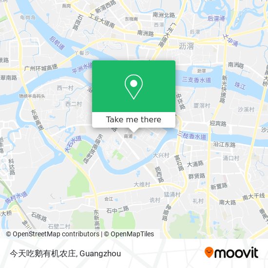 今天吃鹅有机农庄 map