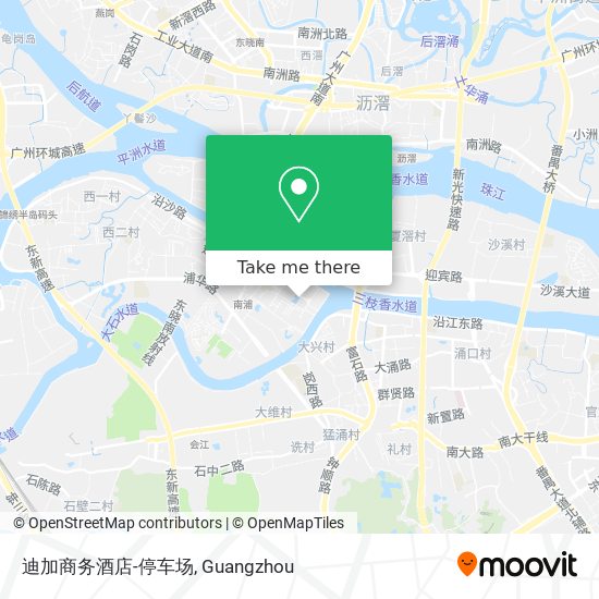 迪加商务酒店-停车场 map