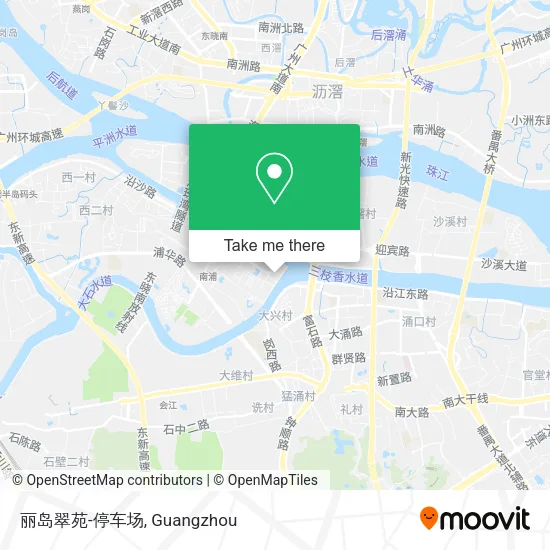 丽岛翠苑-停车场 map