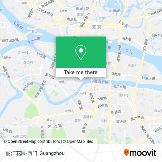 丽江花园-西门 map