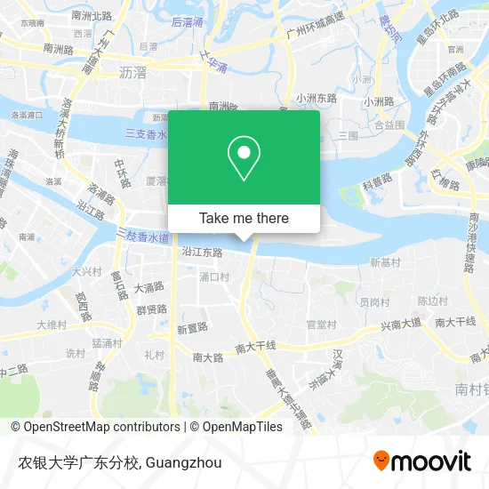 农银大学广东分校 map