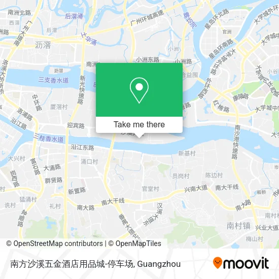 南方沙溪五金酒店用品城-停车场 map