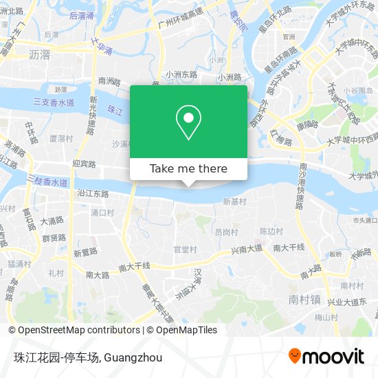 珠江花园-停车场 map