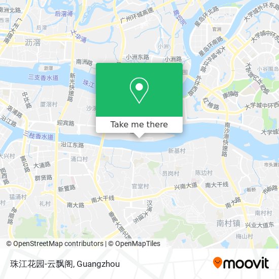 珠江花园-云飘阁 map