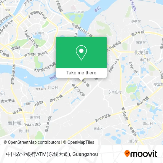 中国农业银行ATM(东线大道) map