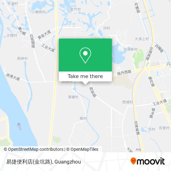 易捷便利店(金坑路) map