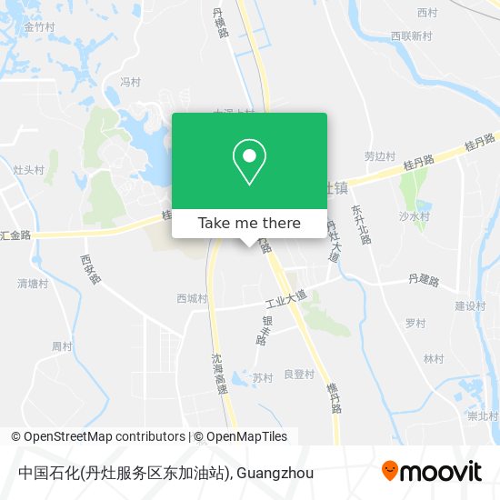 中国石化(丹灶服务区东加油站) map