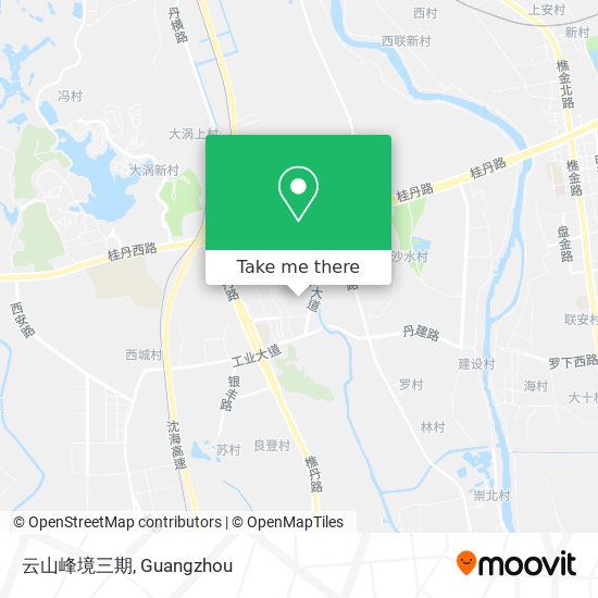 云山峰境三期 map