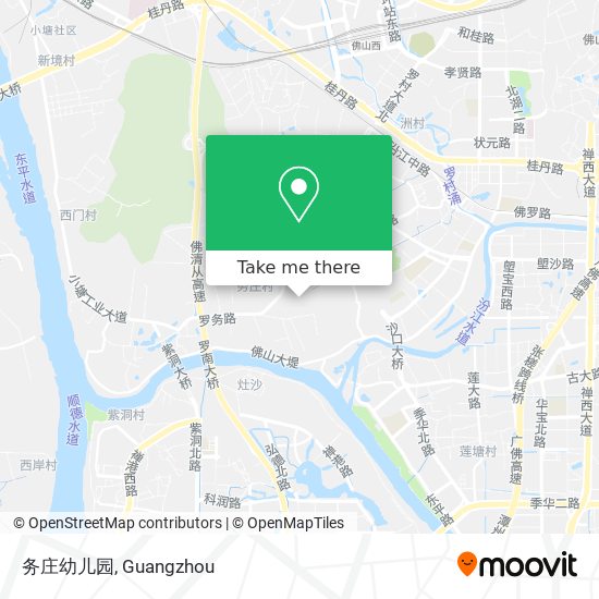 务庄幼儿园 map