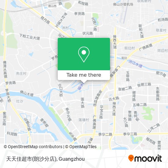 天天佳超市(朗沙分店) map