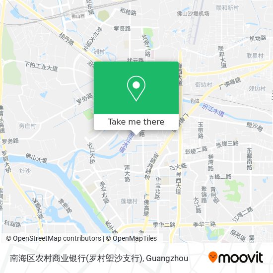 南海区农村商业银行(罗村塱沙支行) map