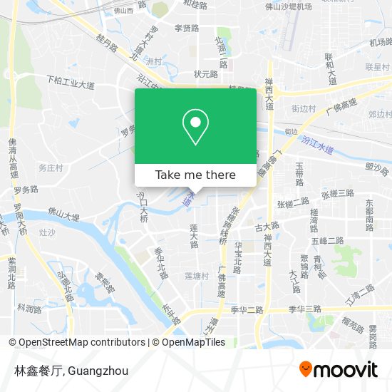 林鑫餐厅 map