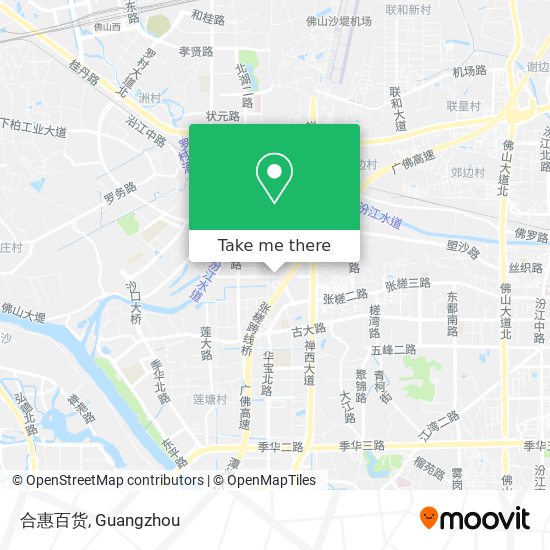 合惠百货 map