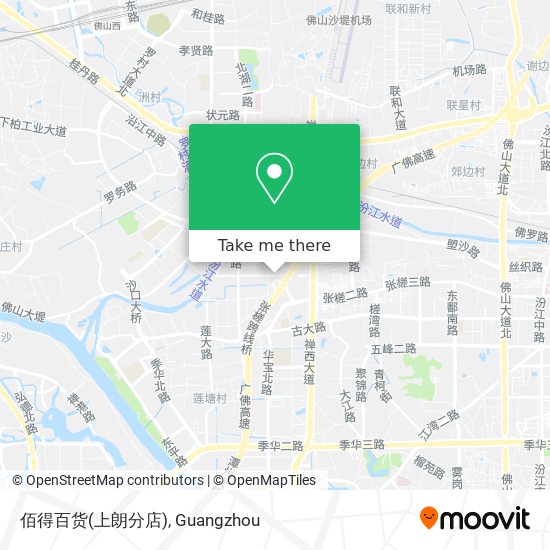 佰得百货(上朗分店) map