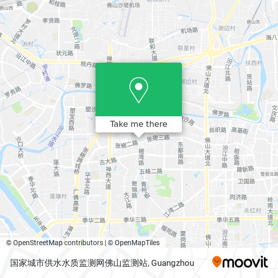 国家城市供水水质监测网佛山监测站 map