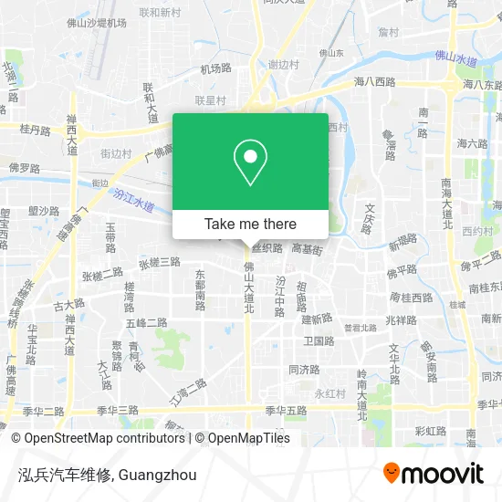 泓兵汽车维修 map