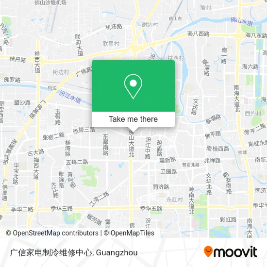 广信家电制冷维修中心 map