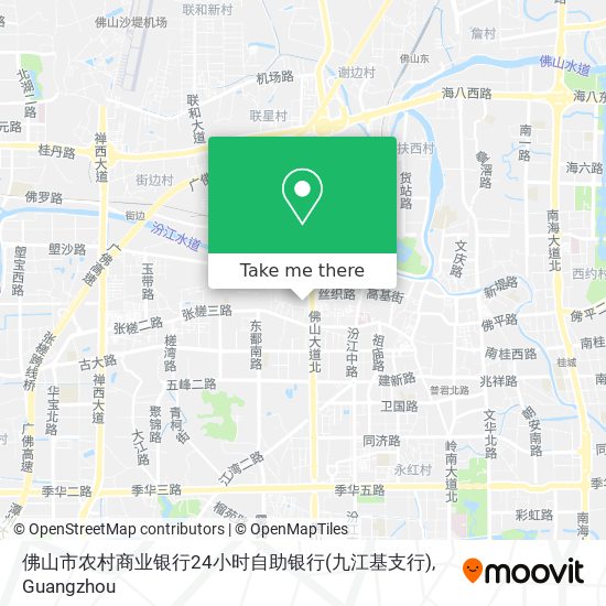 佛山市农村商业银行24小时自助银行(九江基支行) map
