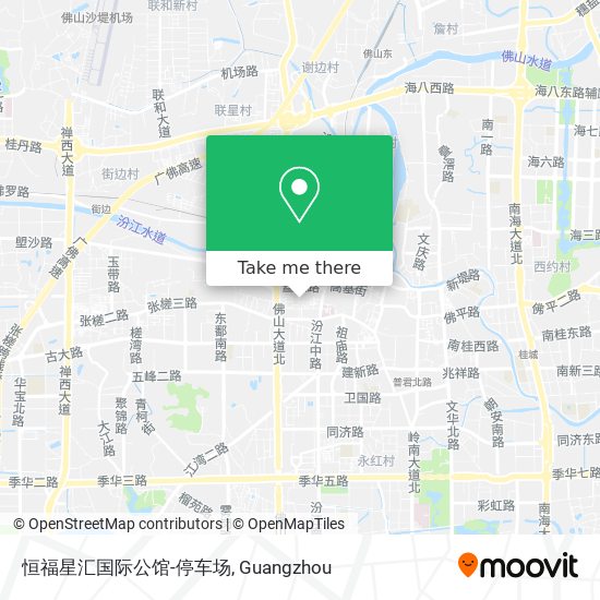 恒福星汇国际公馆-停车场 map