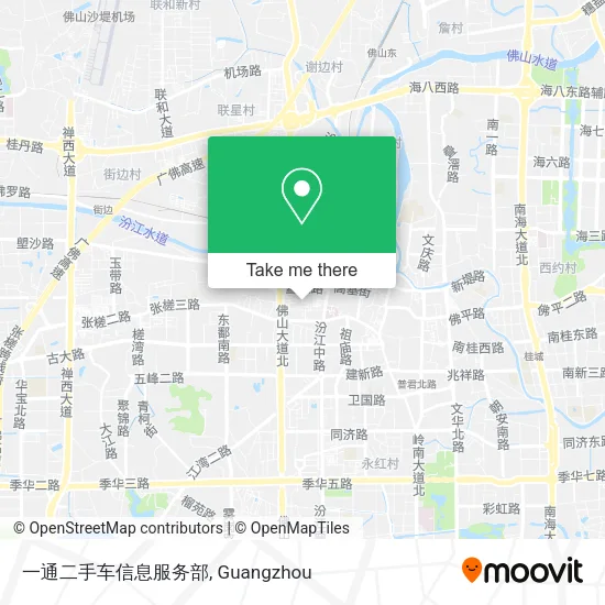一通二手车信息服务部 map