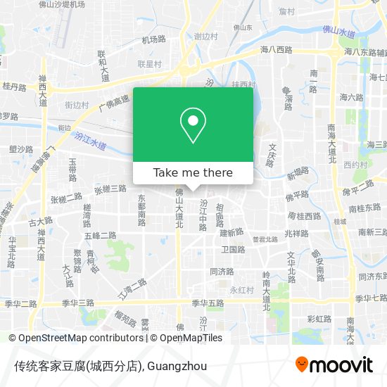 传统客家豆腐(城西分店) map