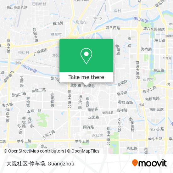 大观社区-停车场 map