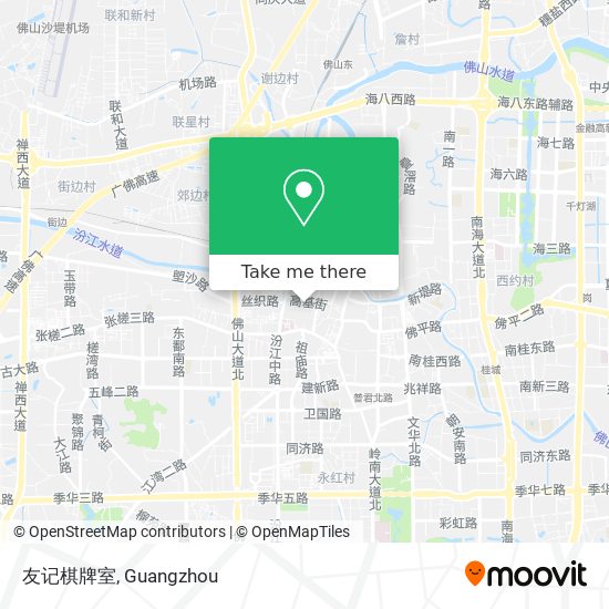 友记棋牌室 map