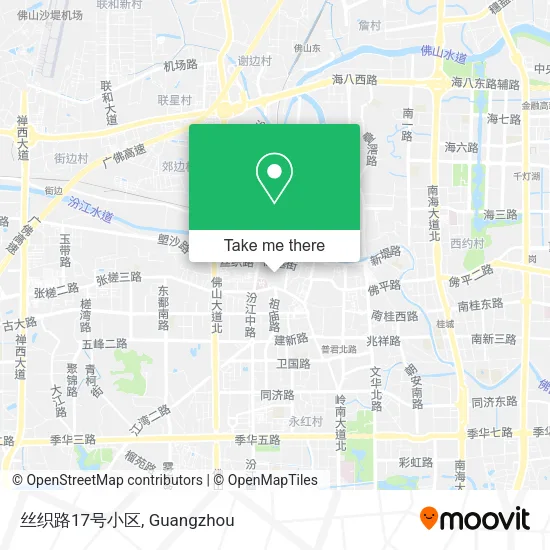 丝织路17号小区 map