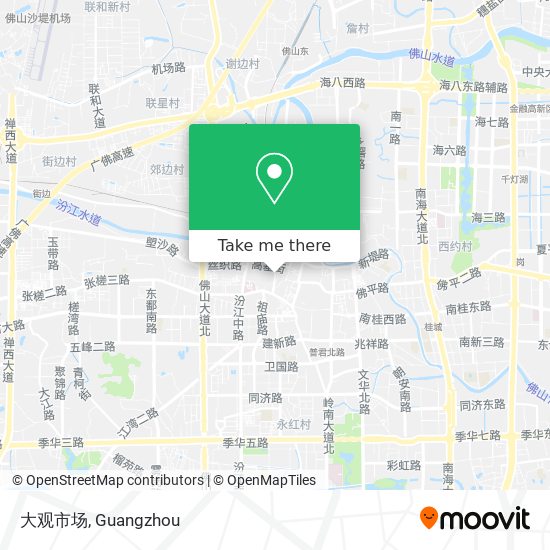 大观市场 map