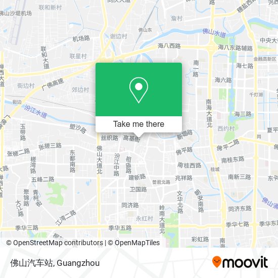 佛山汽车站 map