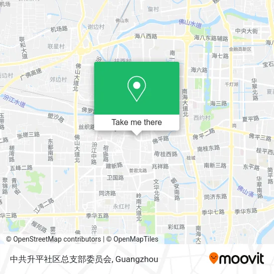 中共升平社区总支部委员会 map