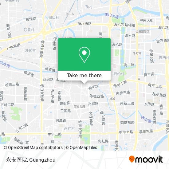 永安医院 map