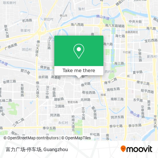 富力广场-停车场 map