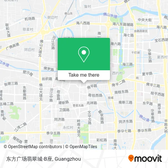东方广场翡翠城-B座 map