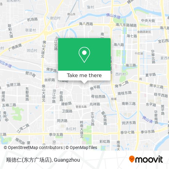 顺德仁(东方广场店) map