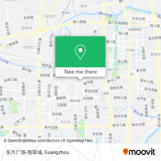 东方广场-翡翠城 map