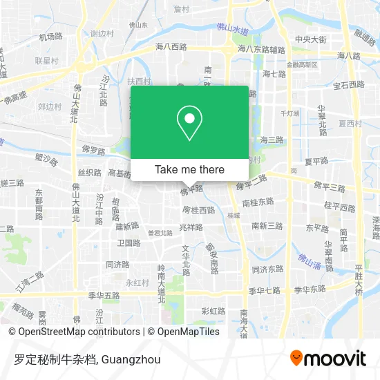 罗定秘制牛杂档 map