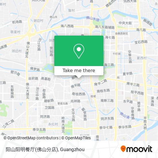 阳山阳明餐厅(佛山分店) map