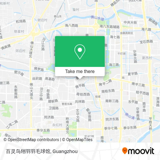 百灵鸟翎羽羽毛球馆 map