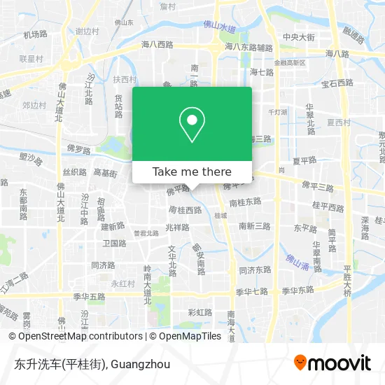 东升洗车(平桂街) map