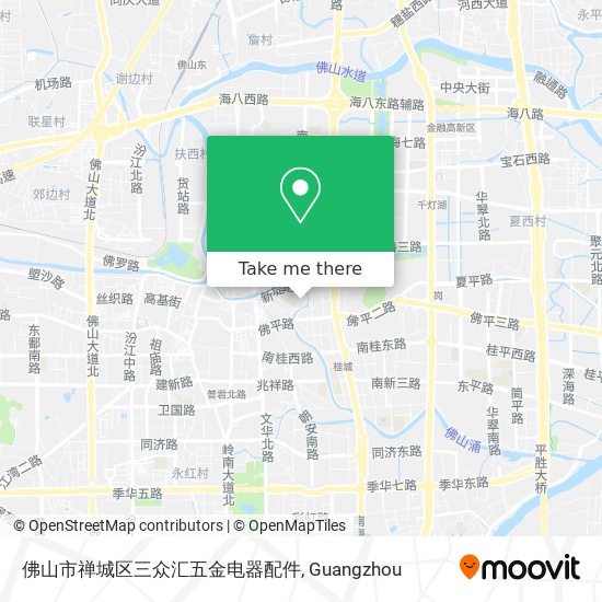 佛山市禅城区三众汇五金电器配件 map