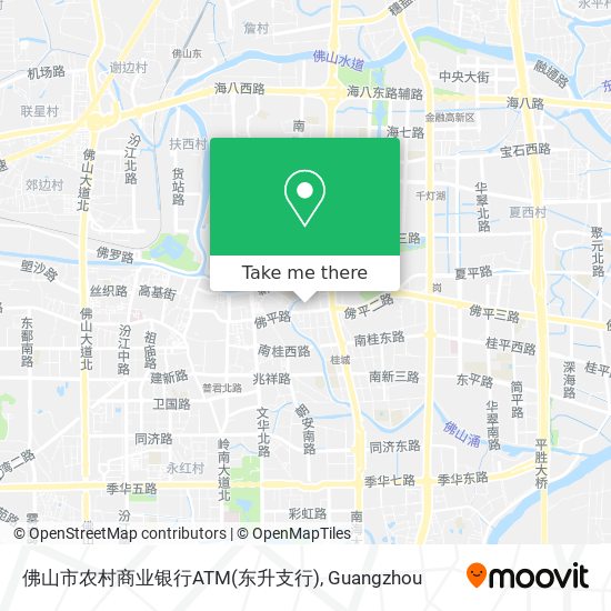 佛山市农村商业银行ATM(东升支行) map
